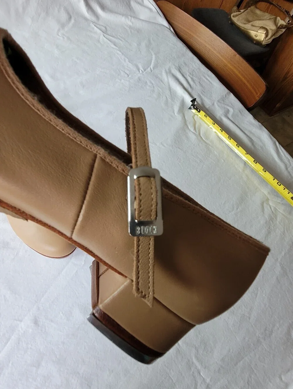 Bloch Techno Tap  Gurls Shoes in Tan Size 6
